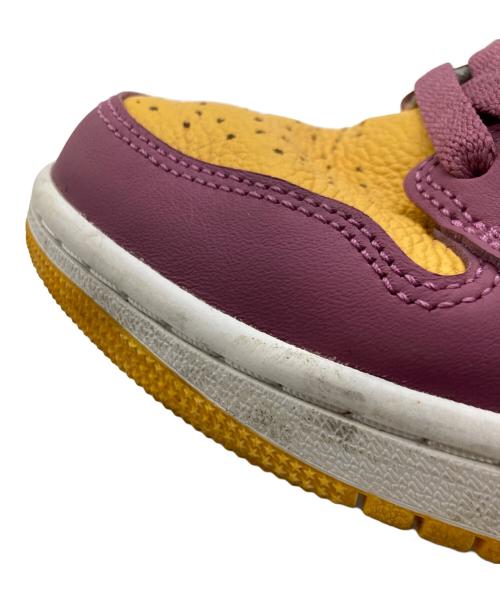 NIKE（ナイキ）NIKE (ナイキ) AIR JORDAN 1 RETRO HIGH OG パープル×イエロー サイズ:25㎝の古着・服飾アイテム