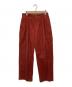 NEAT（ニート）の古着「コーデュロイ2タックパンツ」｜レッド