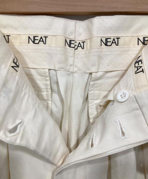 NEAT（ニート）NEAT (ニート) 2タックスラックス ホワイト サイズ:44の古着・服飾アイテム