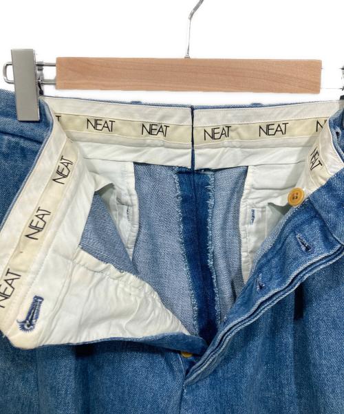 NEAT（ニート）NEAT (ニート) デニムスラックスパンツ ブルー サイズ:44の古着・服飾アイテム