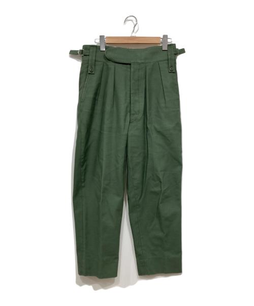 NEAT（ニート）NEAT (ニート) 2タックパンツ グリーン サイズ:Mの古着・服飾アイテム
