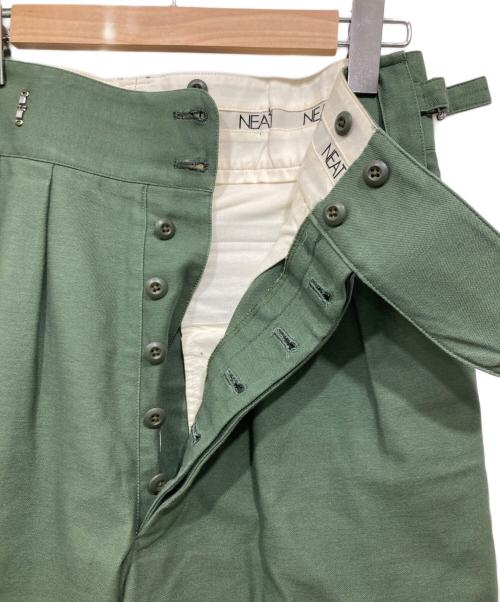 NEAT（ニート）NEAT (ニート) 2タックパンツ グリーン サイズ:Mの古着・服飾アイテム