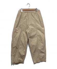 MORRIS&SONS（モリスアンドサンズ）の古着「リネン混ワイドパンツ」｜ベージュ