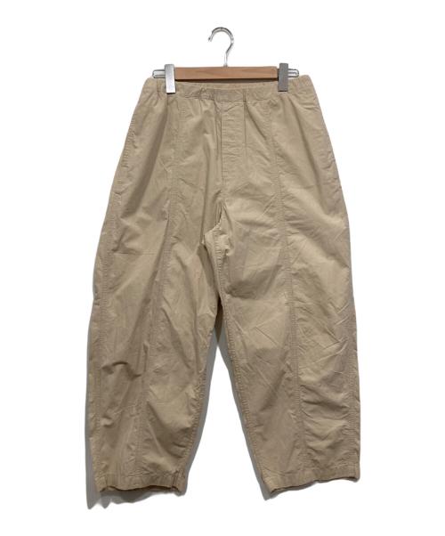 MORRIS&SONS（モリスアンドサンズ）MORRIS&SONS (モリスアンドサンズ) リネン混ワイドパンツ ベージュ サイズ:1の古着・服飾アイテム