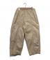 MORRIS&SONS（モリスアンドサンズ）の古着「リネン混ワイドパンツ」｜ベージュ