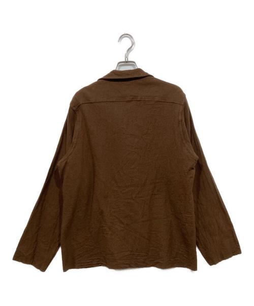 AURALEE（オーラリー）AURALEE (オーラリー) WOOL SHIRTS ブラウン サイズ:4の古着・服飾アイテム
