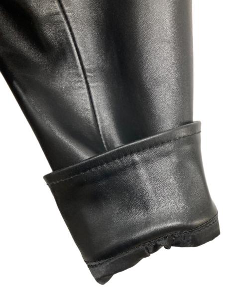 PINEAL JET LEATHER（ピネールジェットレザー）PINEAL JET LEATHER (ピネールジェットレザー) ホースレザージャケット ブラック サイズ:XLの古着・服飾アイテム