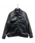PINEAL JET LEATHER（ピネールジェットレザー）の古着「ホースレザージャケット」｜ブラック