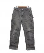CarHarttカーハート）の古着「ダブルニーペインターパンツ」｜グレー