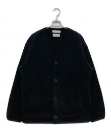 BEAUTY&YOUTH（ビューティーアンドユース）の古着「フリースカーディガンジャケット」｜ブラック