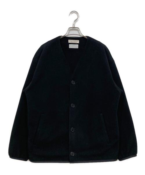 BEAUTY&YOUTH（ビューティーアンドユース）BEAUTY&YOUTH (ビューティーアンドユース) フリースカーディガンジャケット ブラック サイズ:Mの古着・服飾アイテム