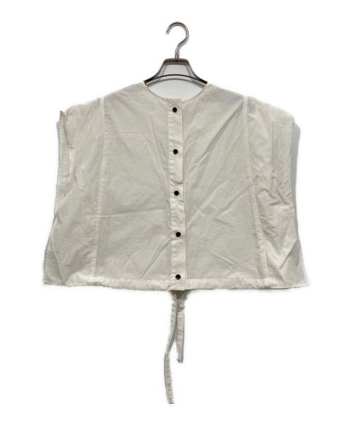 LOHEN（ローヘン）LOHEN (ローヘン) ノースリーブブラウス ホワイト サイズ:Freeの古着・服飾アイテム