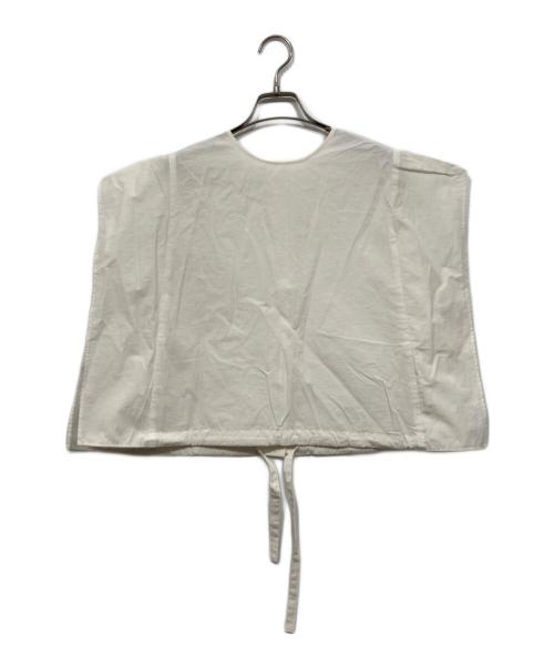 LOHEN（ローヘン）LOHEN (ローヘン) ノースリーブブラウス ホワイト サイズ:Freeの古着・服飾アイテム