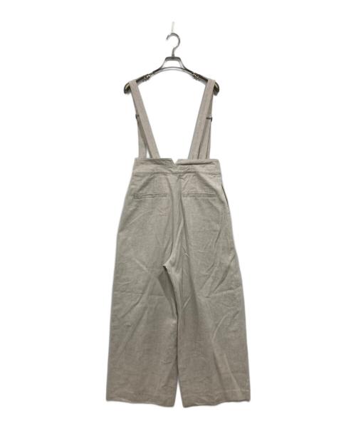 LOHEN（ローヘン）LOHEN (ローヘン) サスペンダーエッグリネンパンツ アイボリー サイズ:Sの古着・服飾アイテム