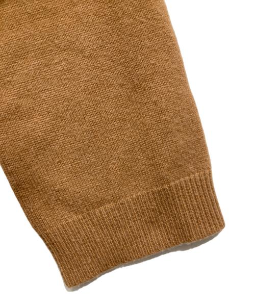 6(ROKU) BEAUTY&YOUTH（ロク ビューティーアンドユース）6(ROKU) BEAUTY&YOUTH (ロク ビューティーアンドユース) カシミアショートニット / CASHMERE SHORT CREW NECK PULLOVER ブラウン サイズ:Freeの古着・服飾アイテム