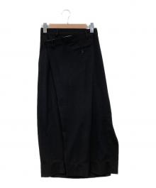 seven dot（セブンドット）の古着「ロングスカート / Odd Long Skirt」｜ブラック