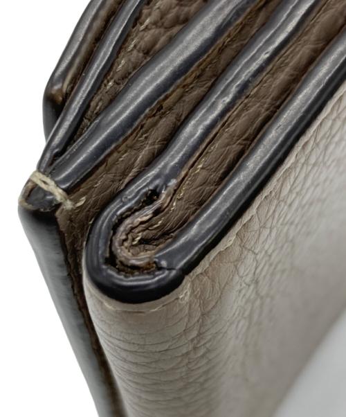 FENDI（フェンディ）FENDI (フェンディ) 3つ折り財布 ベージュの古着・服飾アイテム