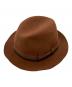 BORSALINO（ボルサリーノ）の古着「中折れハット」｜ブラウン