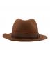 BORSALINO (ボルサリーノ) 中折れハット ブラウン：5000円