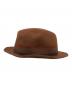中古・古着 BORSALINO (ボルサリーノ) 中折れハット ブラウン：5000円
