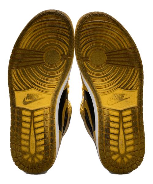 NIKE（ナイキ）NIKE (ナイキ) ハイカットスニーカー ブラック×イエロー サイズ:28cmの古着・服飾アイテム