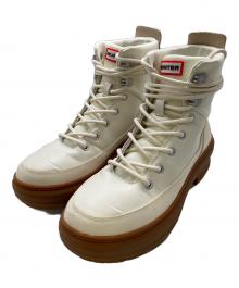 HUNTER（ハンター）の古着「ショートブーツ」｜アイボリー