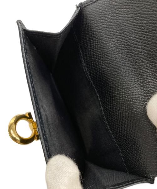 Salvatore Ferragamo（サルヴァトーレ フェラガモ）Salvatore Ferragamo (サルヴァトーレ フェラガモ) 2つ折り財布 ブラックの古着・服飾アイテム