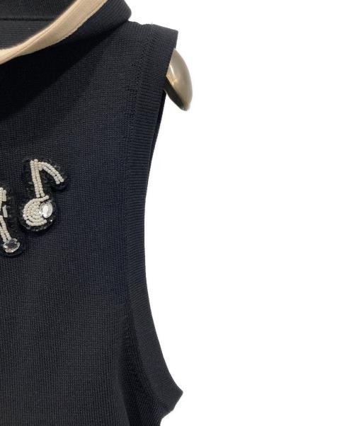 M'S GRACY（エムズグレイシー）M'S GRACY (エムズグレイシー) ロングジレ ネイビー サイズ:38の古着・服飾アイテム