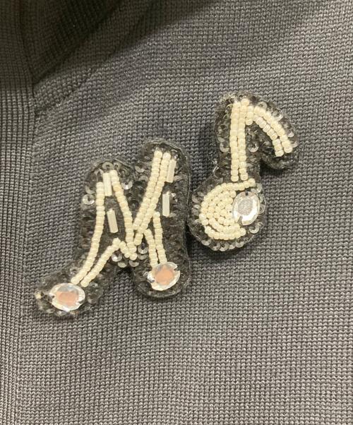 M'S GRACY（エムズグレイシー）M'S GRACY (エムズグレイシー) ロングジレ ネイビー サイズ:38の古着・服飾アイテム