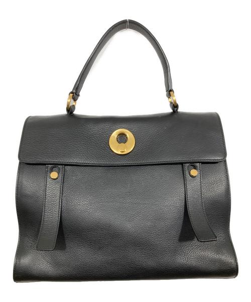 Saint Laurent Paris（サンローランパリ）Saint Laurent Paris (サンローランパリ) ミューズトゥ ハンドバッグ ブラックの古着・服飾アイテム