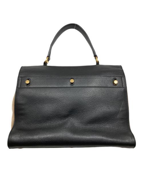 Saint Laurent Paris（サンローランパリ）Saint Laurent Paris (サンローランパリ) ミューズトゥ ハンドバッグ ブラックの古着・服飾アイテム
