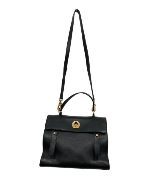 Saint Laurent Paris（サンローランパリ）Saint Laurent Paris (サンローランパリ) ミューズトゥ ハンドバッグ ブラックの古着・服飾アイテム