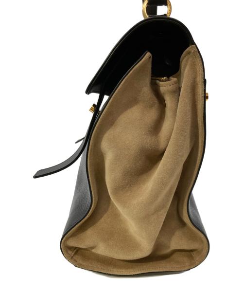 Saint Laurent Paris（サンローランパリ）Saint Laurent Paris (サンローランパリ) ミューズトゥ ハンドバッグ ブラックの古着・服飾アイテム