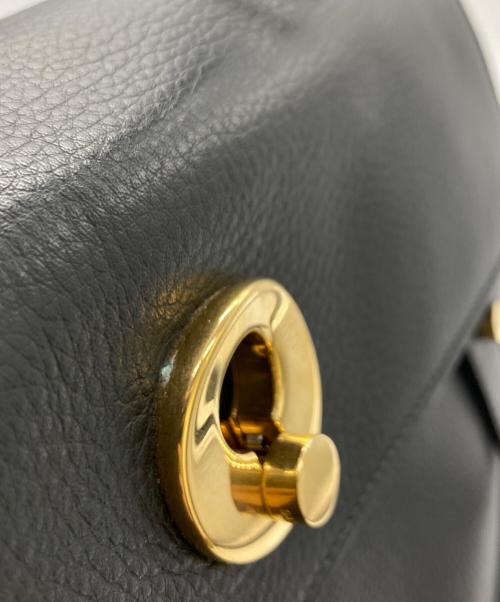 Saint Laurent Paris（サンローランパリ）Saint Laurent Paris (サンローランパリ) ミューズトゥ ハンドバッグ ブラックの古着・服飾アイテム