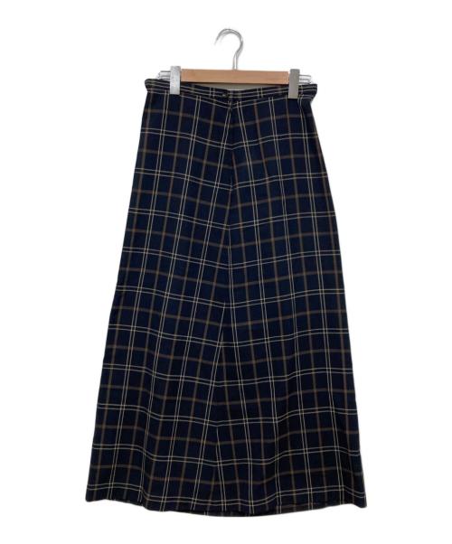 tricot COMME des GARCONS（トリココムデギャルソン）tricot COMME des GARCONS (トリココムデギャルソン) チェックスカート ネイビー サイズ:Mの古着・服飾アイテム