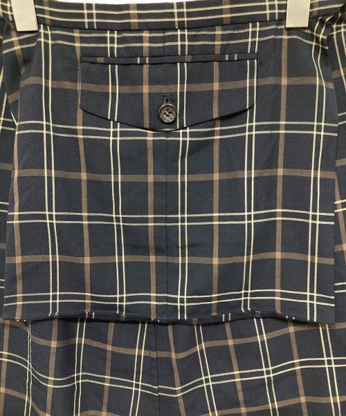 tricot COMME des GARCONS（トリココムデギャルソン）tricot COMME des GARCONS (トリココムデギャルソン) チェックスカート ネイビー サイズ:Mの古着・服飾アイテム