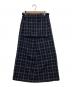 tricot COMME des GARCONS (トリココムデギャルソン) チェックスカート ネイビー サイズ:M：6000円