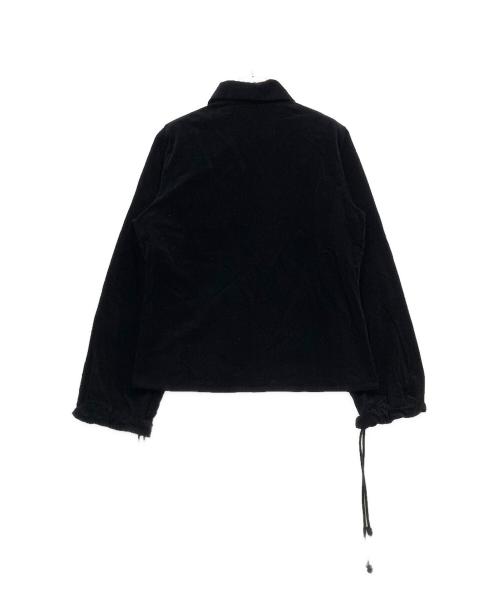 Y'S YOHJI YAMAMOTO（ワイズ ヨウジヤマモト）Y'S YOHJI YAMAMOTO (ワイズ ヨウジヤマモト) コーデュロイ変形デザインシャツ ブラック サイズ:Mの古着・服飾アイテム