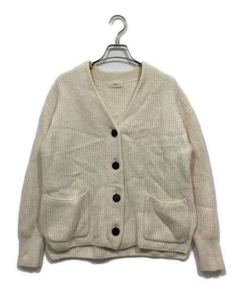 IENA（イエナ）IENA (イエナ) AQUA畦ボックスシルエットカーディガン ホワイト サイズ:Freeの古着・服飾アイテム