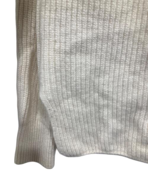 IENA（イエナ）IENA (イエナ) AQUA畦ボックスシルエットカーディガン ホワイト サイズ:Freeの古着・服飾アイテム