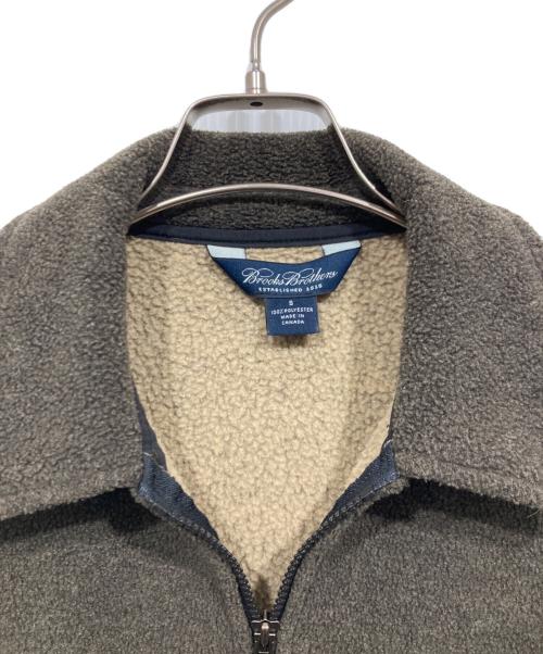 BROOKS BROTHERS（ブルックスブラザーズ）BROOKS BROTHERS (ブルックスブラザーズ) フリースジャケット ブラウン サイズ:Sの古着・服飾アイテム