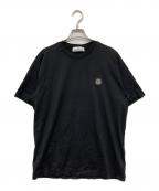 STONE ISLANDストーンアイランド）の古着「Stone Island Patch Logo T-shirt」｜ブラック