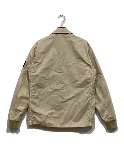 STONE ISLAND（ストーンアイランド）STONE ISLAND (ストーンアイランド) ロゴワッペンダブルフラップポケットジャケット ベージュ サイズ:Mの古着・服飾アイテム