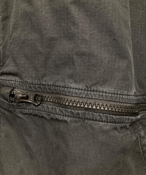 STONE ISLAND（ストーンアイランド）STONE ISLAND (ストーンアイランド) Zip Up Over Shirts Jacket/ジップアップシャツジャケット ブラック サイズ:Sの古着・服飾アイテム