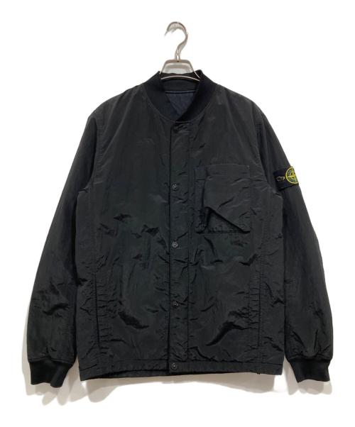 STONE ISLAND（ストーンアイランド）STONE ISLAND (ストーンアイランド) Reversible Lilac Quilted Nylon Metal Jacket ブラック サイズ:Mの古着・服飾アイテム