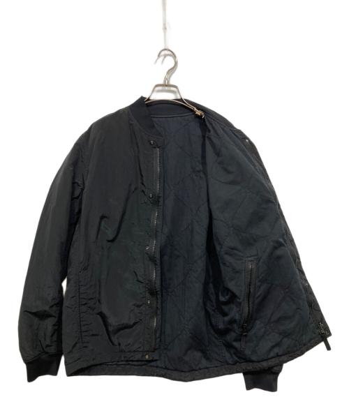 STONE ISLAND（ストーンアイランド）STONE ISLAND (ストーンアイランド) Reversible Lilac Quilted Nylon Metal Jacket ブラック サイズ:Mの古着・服飾アイテム