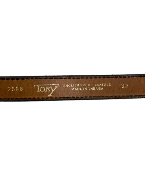 TORY LEATHER（トリーレザー）TORY LEATHER (トリーレザー) ベルト ブラウン サイズ:32の古着・服飾アイテム