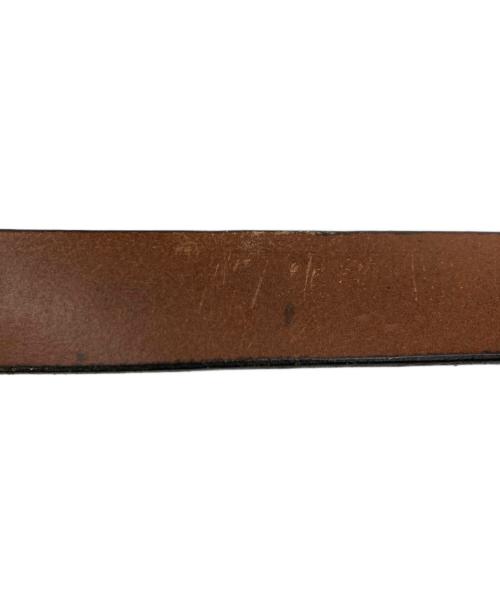 Engineered Garments（エンジニアドガーメンツ）Engineered Garments (エンジニアドガーメンツ) MARTIN  FAIZEY (マーティンフェイジー) レザーベルト ブラウン サイズ:32/80の古着・服飾アイテム