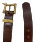 Engineered Garments (エンジニアドガーメンツ) MARTIN  FAIZEY (マーティンフェイジー) レザーベルト ブラウン サイズ:32/80：8000円