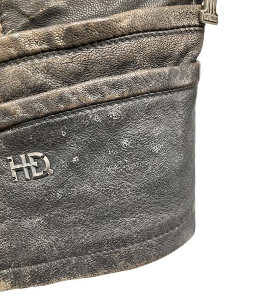 HARLEY-DAVIDSON（ハーレーダビッドソン）HARLEY-DAVIDSON (ハーレーダビッドソン) レザーライダースジャケット / ライディングジャケット ブラック サイズ:Mの古着・服飾アイテム